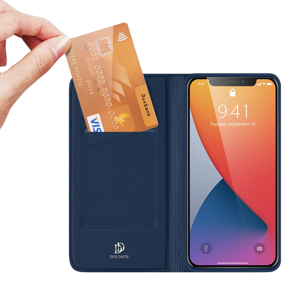 

Dux Ducisc полиуретановые чехлы для Iphone 14 13 12 Pro Max, кожаный чехол + ТПУ, флип-кошелек, чехол для Iphone 13 12 Pro Max Mini, чехол, оболочка