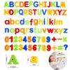 26 Magnetic Letters Plastic Refrigerator Stickers Uppercase Lowercase Numbers Toddlers Learn To Spell Count Educational Toys 1