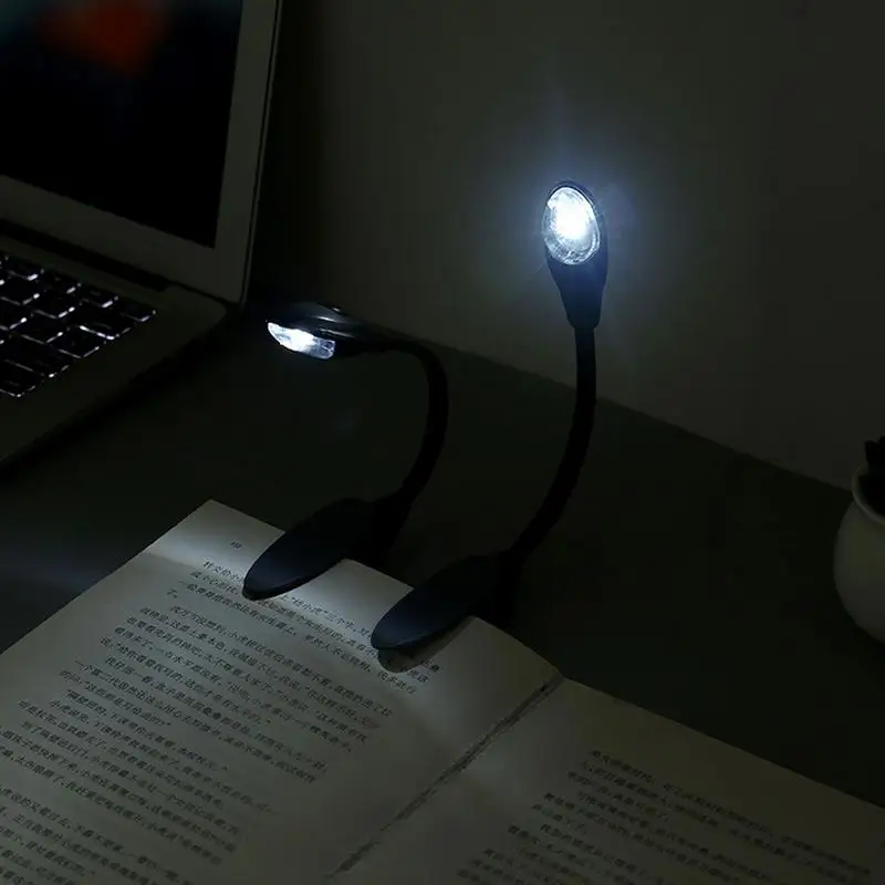 LED Clip Book Light with Adjustable Angle