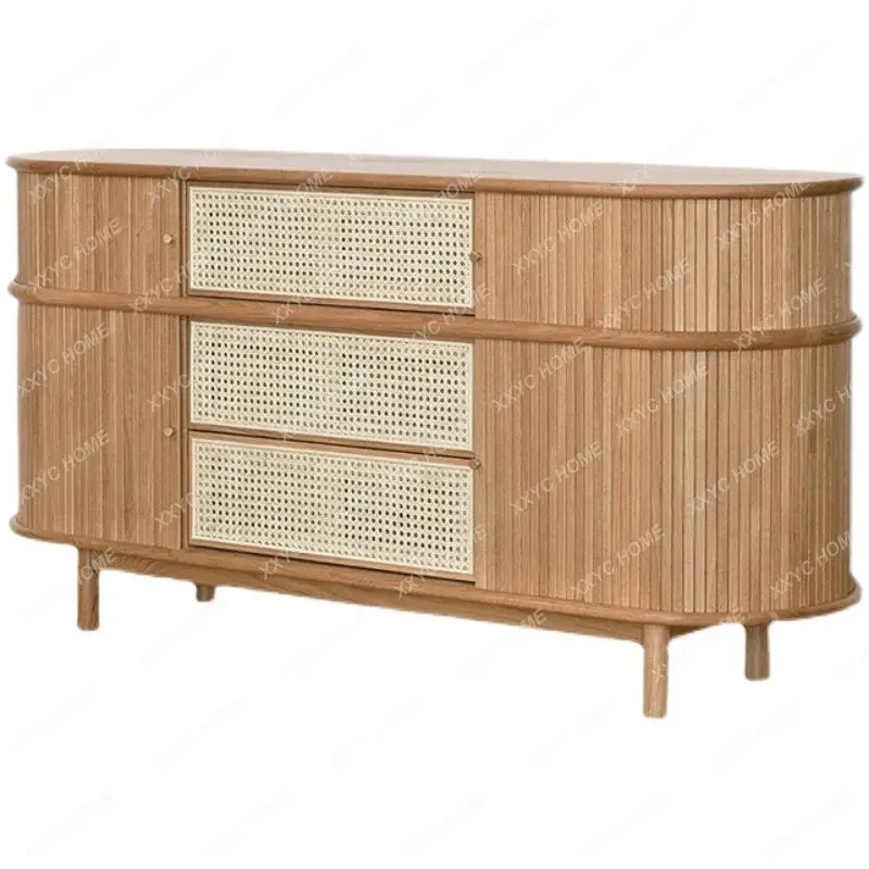 

Шкаф для хранения из массива дерева, ротанга, в гостиную