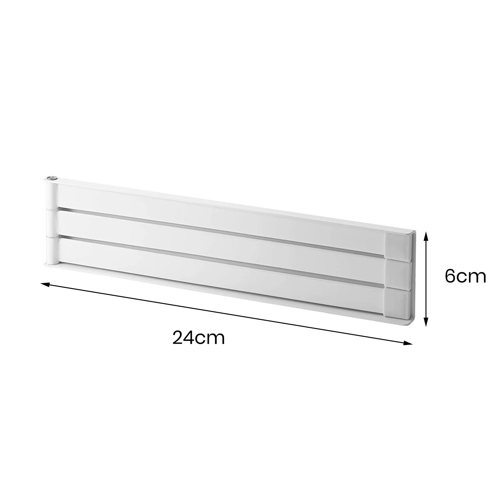 24cm Cast Iron Towel Storage Solution Wall Towel Rack Versatile Wall-mounted Rack Space-saving Holder for Kitchen Bathroom