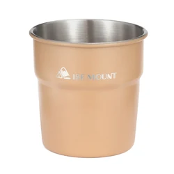 Portable Stainless Steel Insulated Travel Mug with Lid - 300ML, Ideal for Hot and Cold Beverages (Sand color)