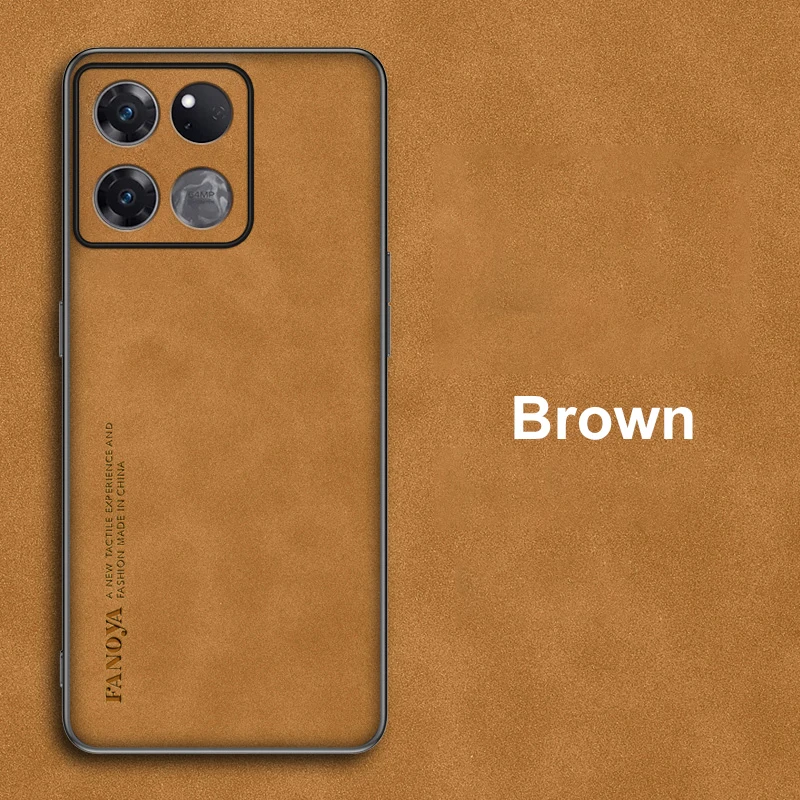 Premium PU Leather Phone Case - Elegant Business Silicone Protection Cover