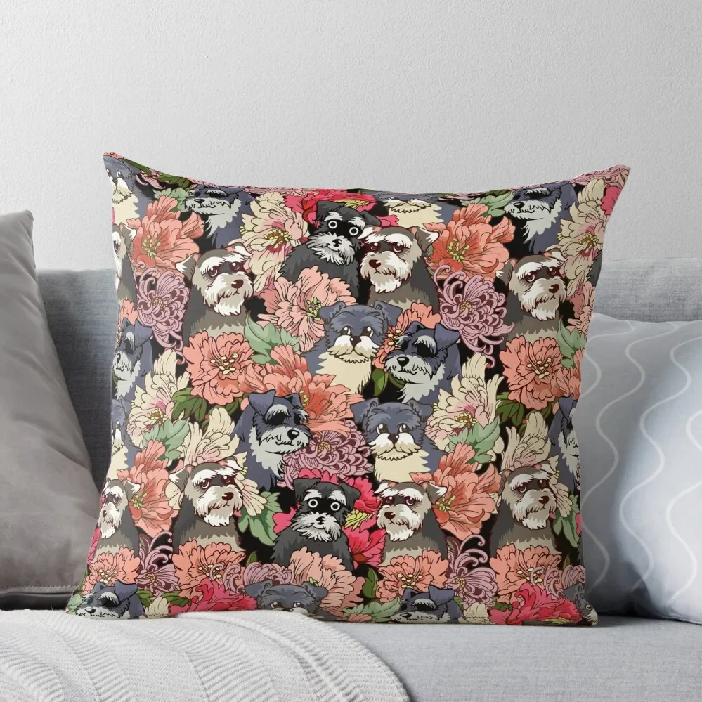 

BECAUSE SCHNAUZERS Throw Pillow christmas decorations for home 2024 Decorative Cushion Ornamental Pillow