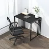 Small Folding Computer Desk 32 inch, Writing Gaming Computer Desk for Small Spaces, No Assembly Required Small Office Desk 2