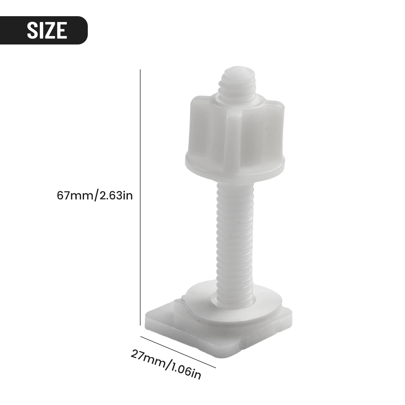 Toilet Seat Hinge Screw Bolts Fitting Hinge Kit Replacment Screws Seat Set Toilet Washers toilet seat accessories toilet hinge replacement