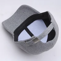 Autumn Winter Warm Felt Baseball Caps Black Gray Coffee Faux Wool Snapback Cap Trendy Streetwear Women Men Casquette Hat 2