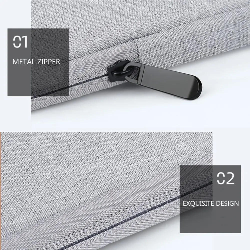 Soft Fashion PU Leather Shockproof Laptop Sleeve Case