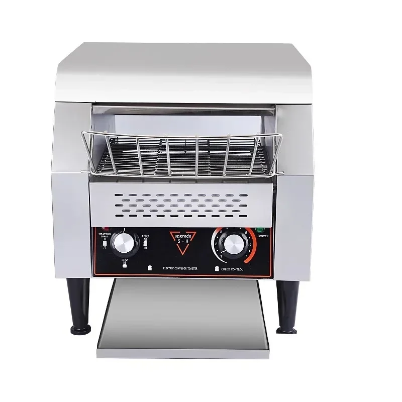 New ATS-150 Commercial Chain Crawler Heating Machine Fully Automatic Sandwich Toaster 220V 1300W