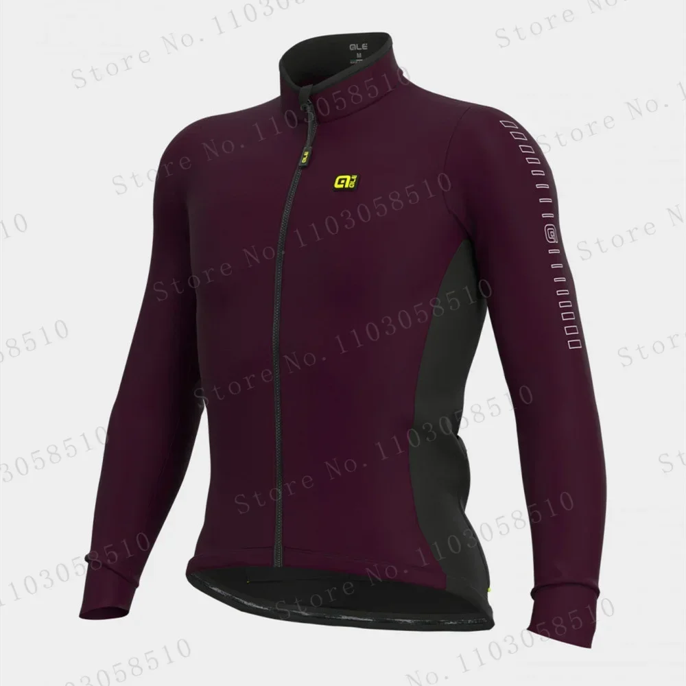 thumbnail image 1 of Maillot de ciclismo de invierno para hombre, ropa térmica de manga larga para ciclismo de montaña o carretera, chaqueta cálida, abrigo deportivo, 1 of 5