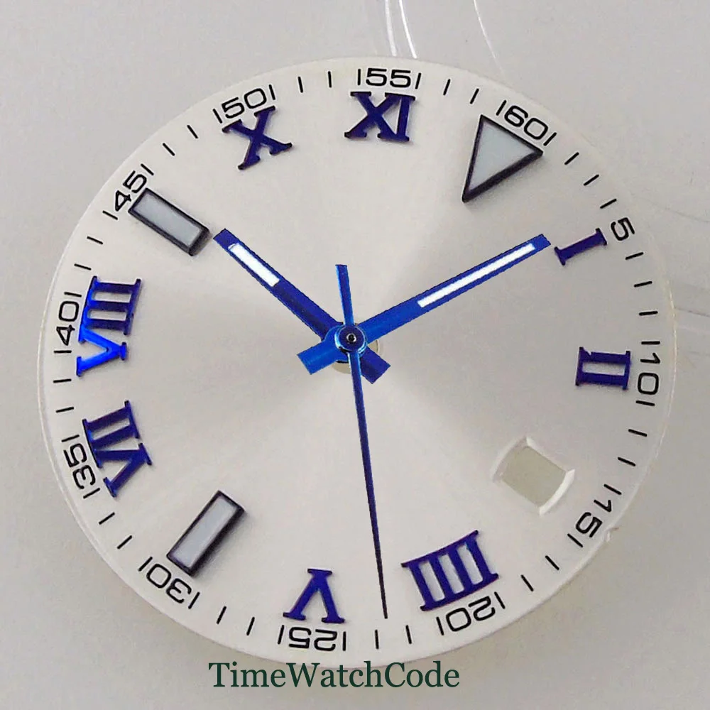 Lancette ETA Orologio In Argento Lancette Lume Adatte NH35 NH36 - Foto 9