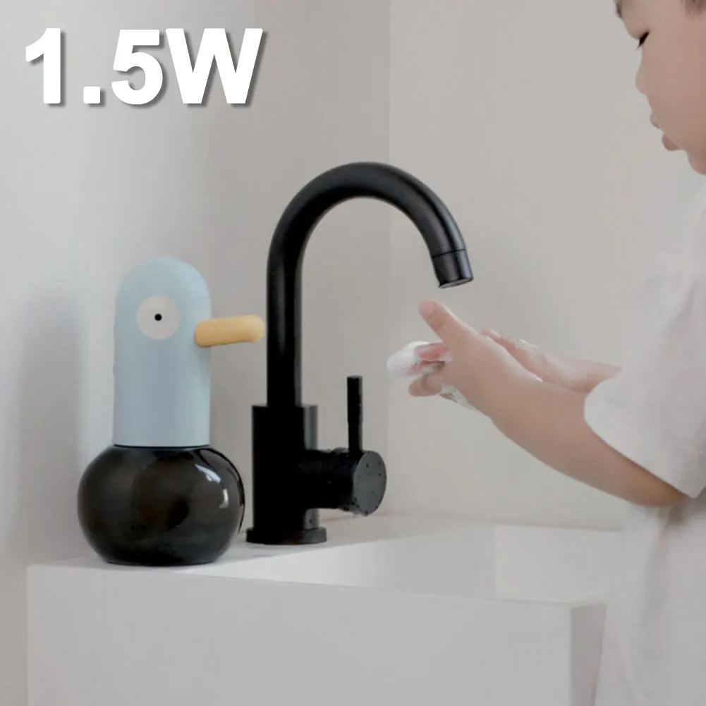 Cute Duck Hand Soap Dispenser Touchless Electric Soap Dispenser Rechargeable Hands Free Auto Soap Dispenser for Kitchen Bathroom 4