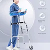 Arm Support Walking Stick with Seat, Adult Postoperative Training Walking Aids, Walking Inconvenience Anti-fall Mobility Scooter 1