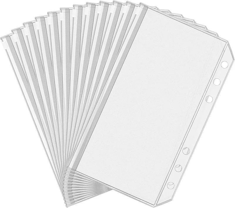 PVC Binder Pocket Cash Envelopes Image 1