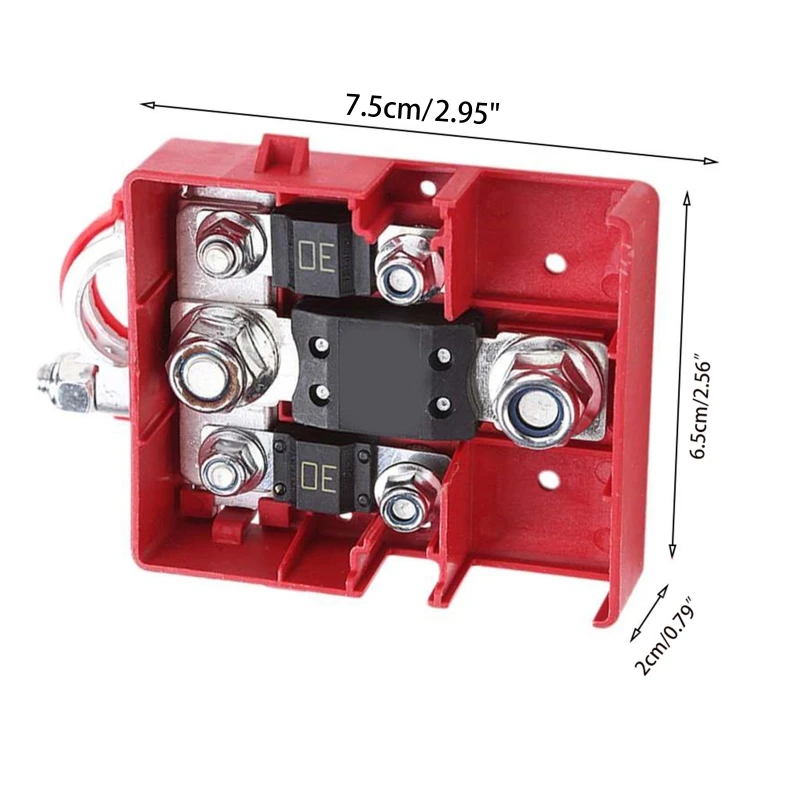 Batterie Schutzhülle Clamp Positive Negative Isolierte Schienen für 12V  Automotive Auto Fahrzeug Marine Auto Anhänger RV Boot - AliExpress