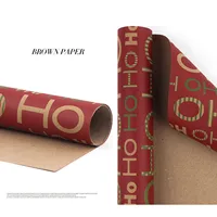 Christmas Wrapping Paper Set Christmas Theme Retro Pattern Creative Design Gift Packaging Good Things Christmas Gift Packaging 5