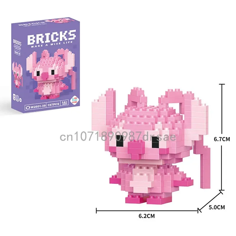 Disney Stitch Building Blocks Anime Kawaii Cartoon mini Action Children's  Figures Blocks Bricks Assemble DIY Toys Gift for Kids - AliExpress