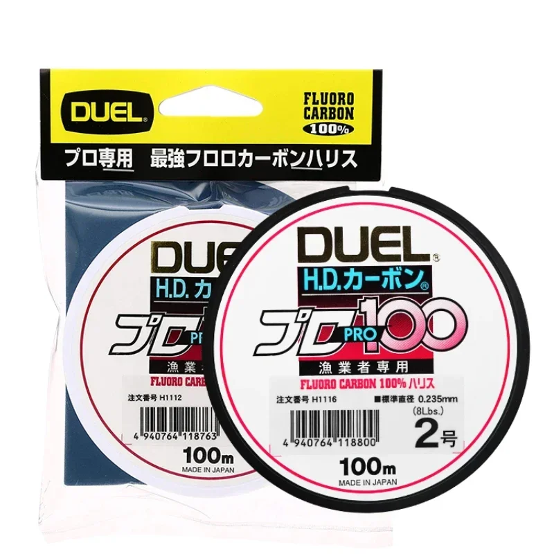 ญี่ปุ่น DUEL Professional Fisherman สายคาร์บอนฟลูออรีนบริสุทธิ์หลัก Sub-line สายตะกั่วสายตกปลาทะเลน้ําจืด 1