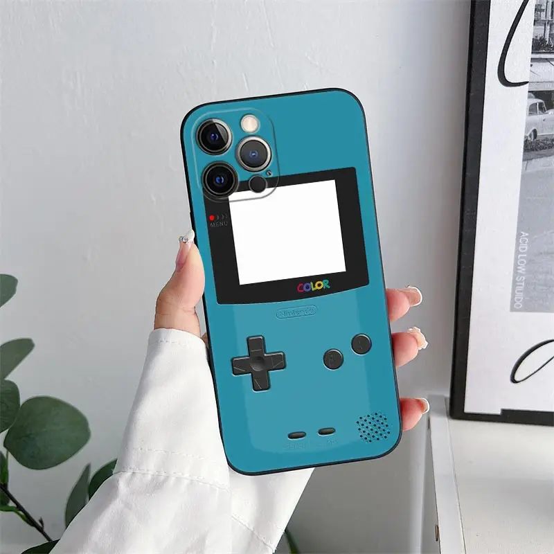 Vibrant Handheld Gaming-Themed Phone Case