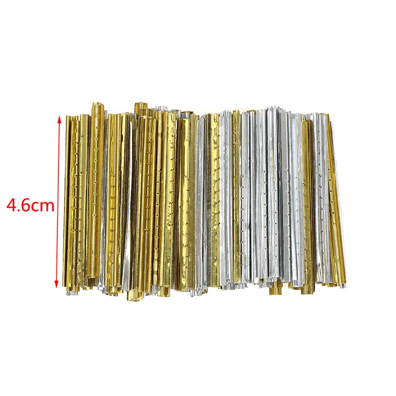Locksmith Tool Finished Tin Foil Strip 4.6cm Single Row Or Double Row Gold And Silver Tin Foil Key Consumable Tool 90pcs/Box locksmith tools locksmith extractor tools lock pick tools lock pick set lock repair tool tin foil key