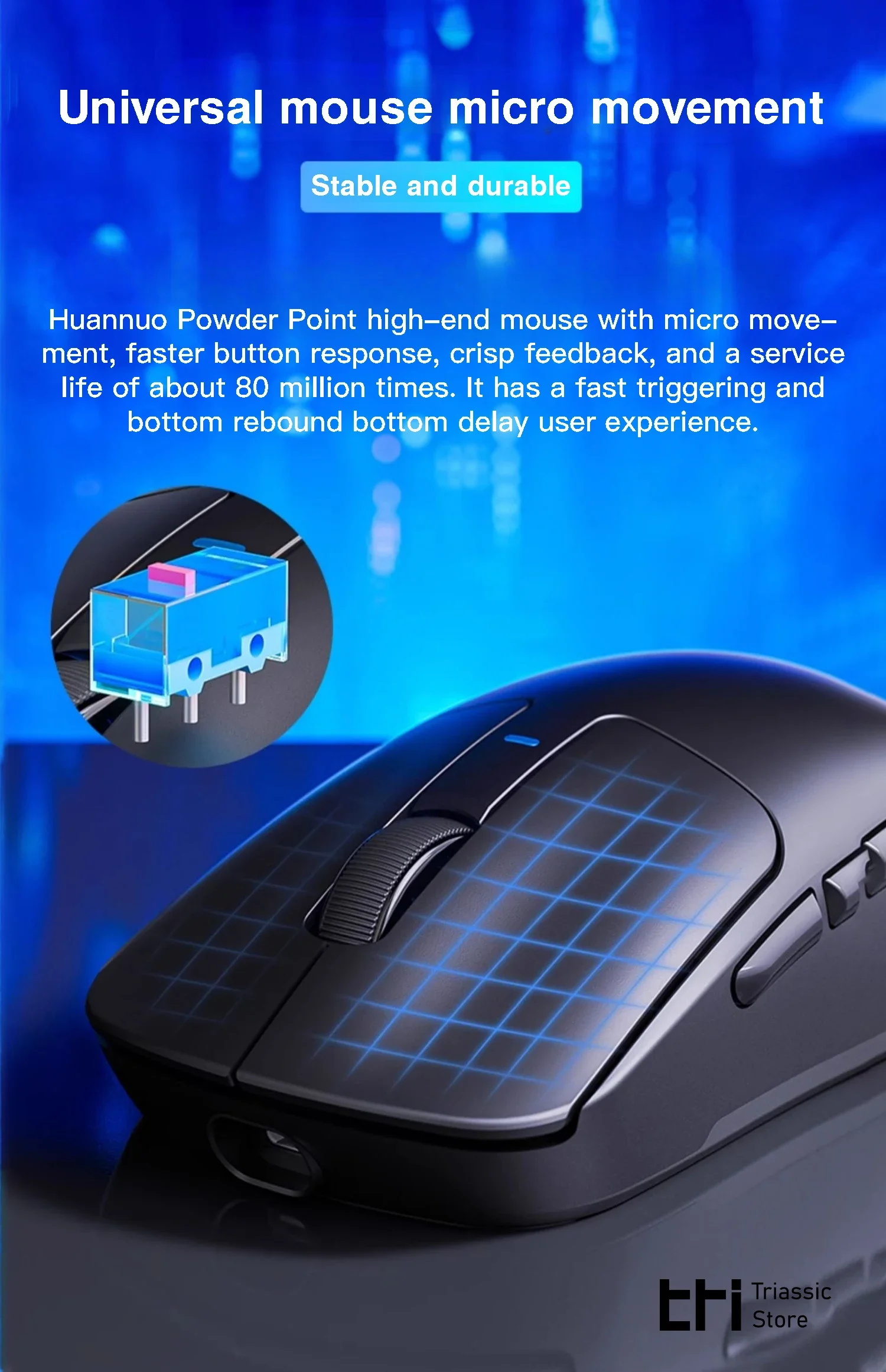 AULA SC680 무선 마우스, PAW3395 센서, 8000Hz, 3 가지 모드, FPS 게이밍 마우스, 500mAh 긴 배터리 수명 게임 경쟁 마우스