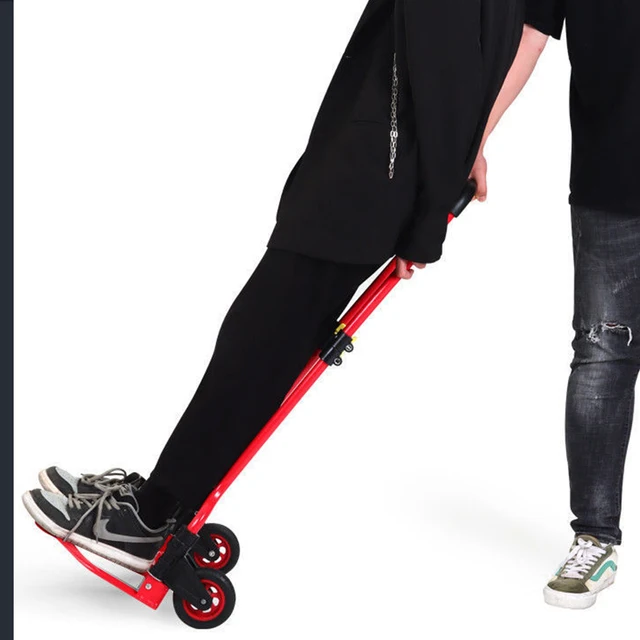 Erős Pólus Összecsukható Bevásárlókosár Kocsi Könnyű Hordozható, Összecsukható, Dolly Csapágy 200 Kg -Os Utazási Poggyászhoz - Image 5