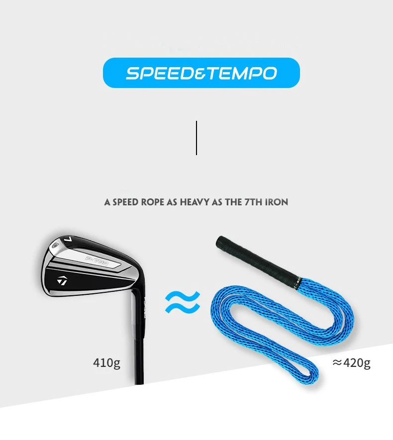 Golf Swing Trainer Golf Practice Training Rope Golf Corrective Action Swing Training Aids Beginner Gesture Correction Rope