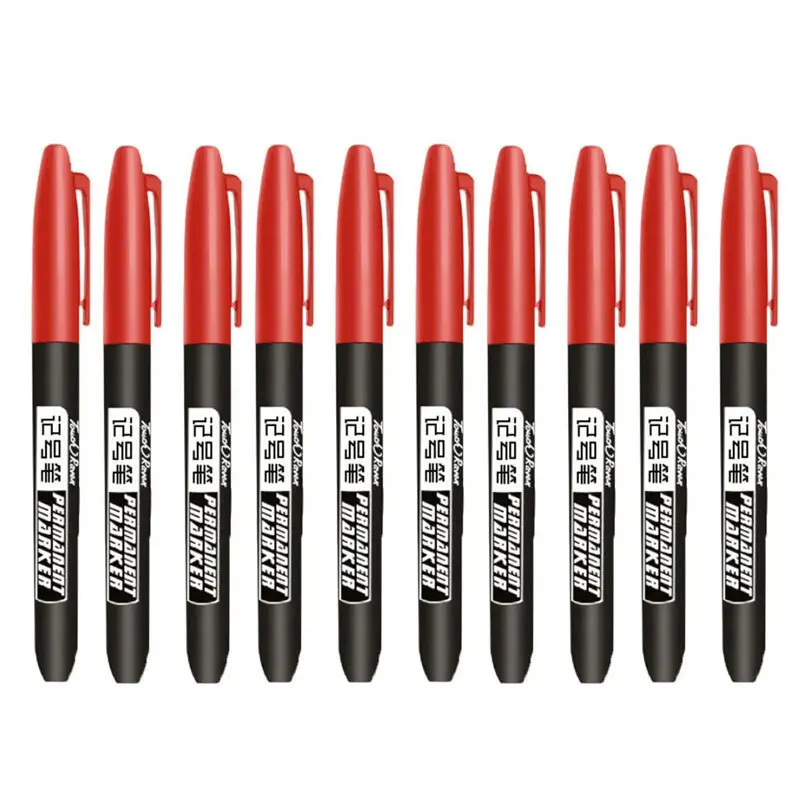 Vibrant Waterproof Permanent Marker Set - Assorted Colors for Manga, Sketching & Art Supplies