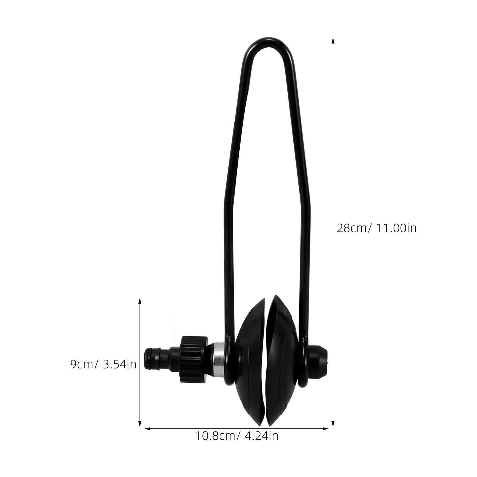 Limpiador De Motor Fueraborda Estilo Manguito - Nailon Y Metal, Para Lavado Y Enfriamiento, Ajuste Antifugas