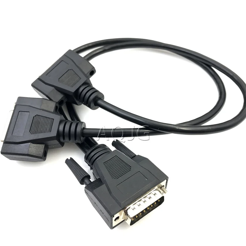 Personalizado Db15 Cabos Macho para Fêmea Divisor para Data Fêmea Fileiras Db15 0.3m - Imagem 4