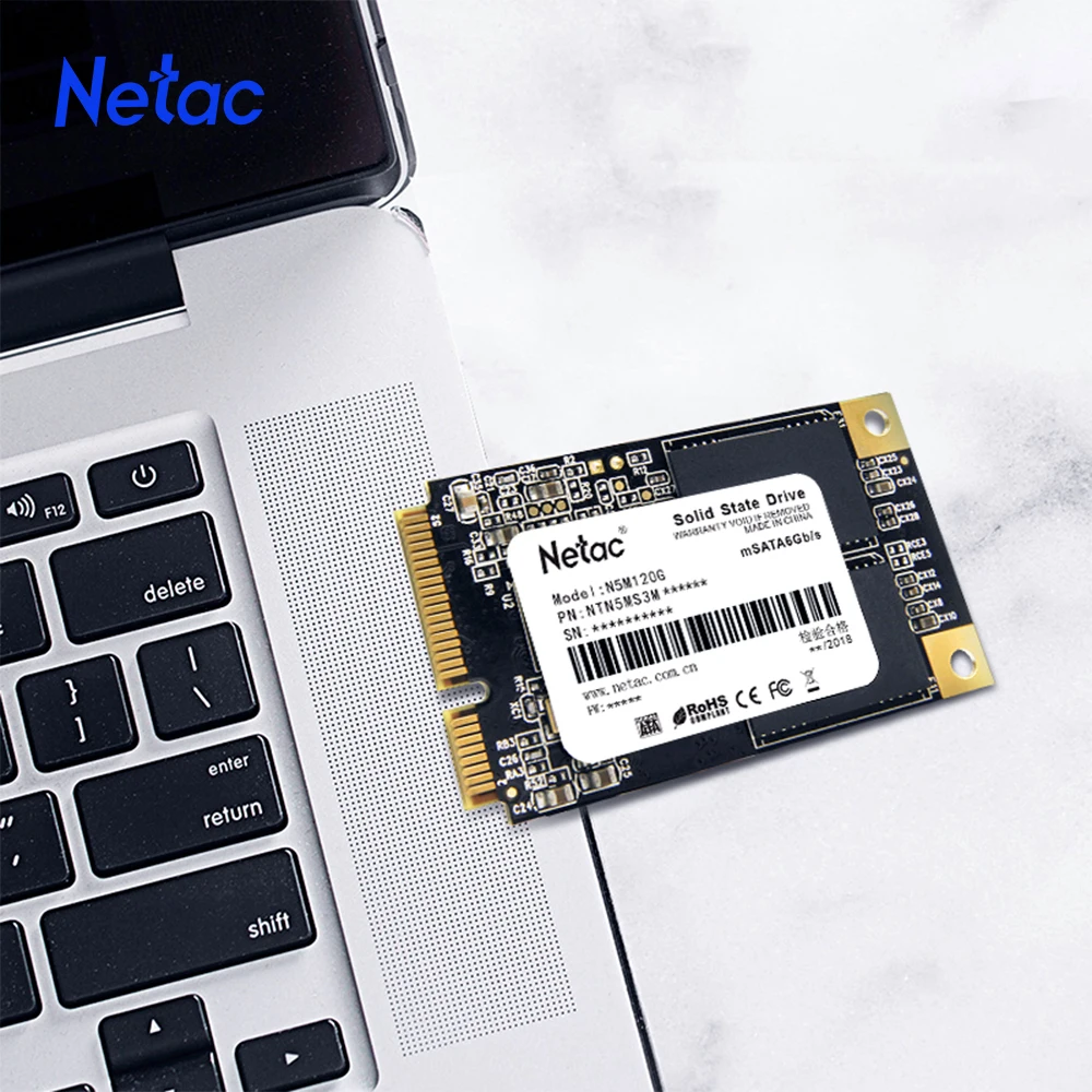 Netac SATA 3.0 SSD mSATA ϵ ũ, Ʈ PC ̴ SATAIII, 6 Gb/s  ָ Ʈ ̺, 120GB, 240GB, 480GB