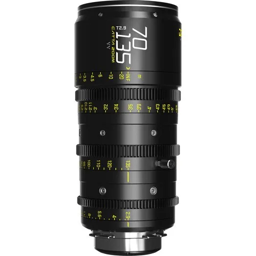 DZOFilm Catta Ace 70-135mm T2.9 Cine 줌 렌즈 PL 마운트 장착 EF 마운트 포함 줌 범위 내에서 초점을 유지