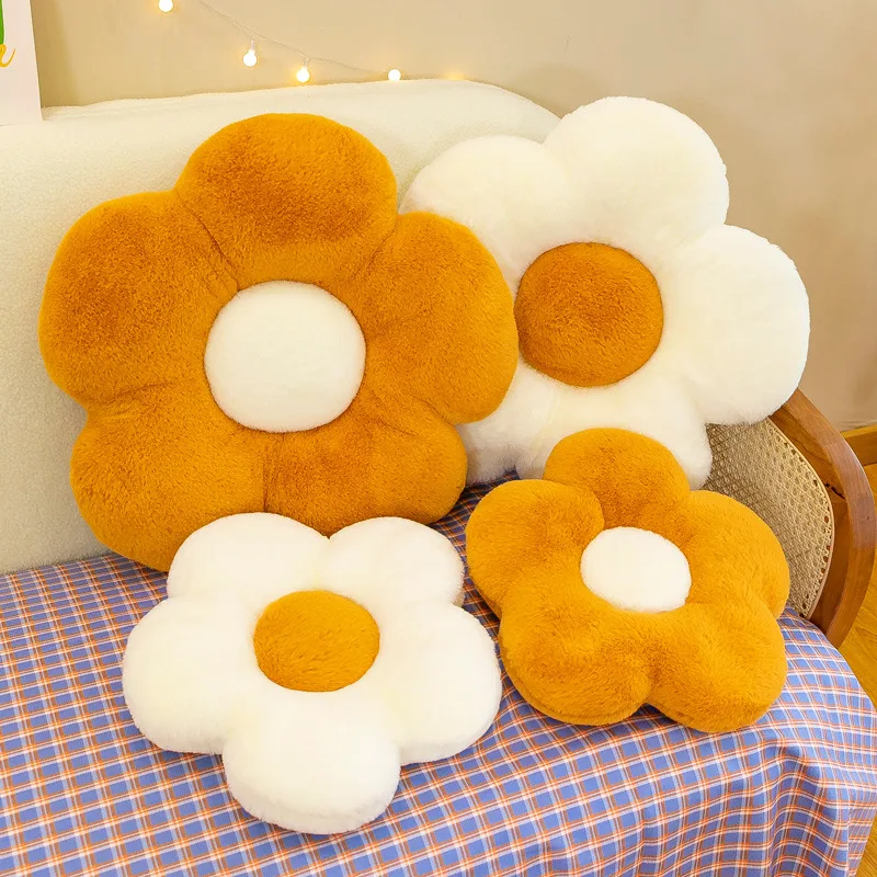 1 set cuscino in peluche a doppio uso decorativo super morbido moda fiore farcito cuscino pisolino coperta biancheria da letto per la casa per l'uso quotidiano acquista in modo economico - spedizione