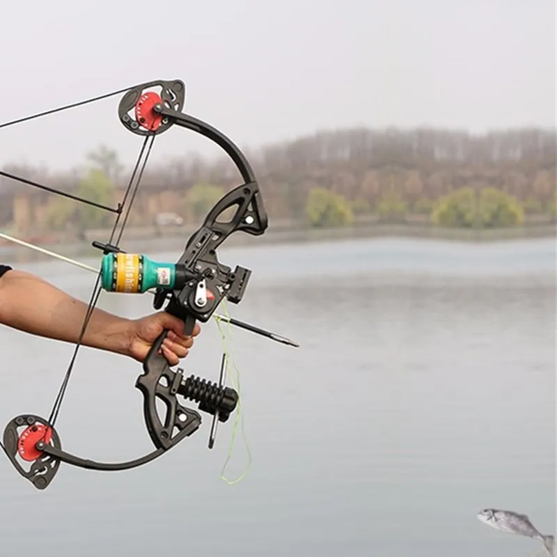 1Pc Archery Fishing Reel Fish Shooter with 1 Rope Bowfishing Tools for  Compound Bow Recurve Bow Fishing Hunting Shooting Tackle