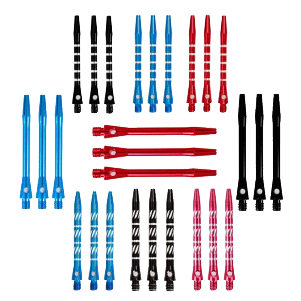 

27pcs 45mm Aluminium Alloy Dart Shafts Accessories Metal Stems Alloy Pole Rod with Standard 2BA Screw Thread