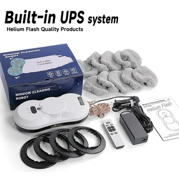 UPS System Robot Window Cleaner Vacuum Smart Home Appliance Auto Clean Glass Windows Washer Window Washing Electric Floor Mops 1