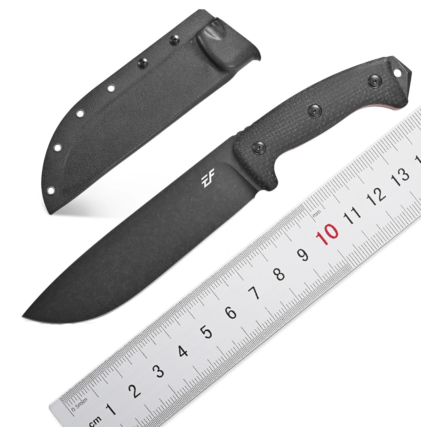 Eafengrow EF148 Fixed Blade Knife Micarta Handle AUS-10 Steel Blade Full Tang EDC Straight Knife for Outdoors Camping Bushcraft 2