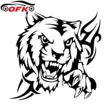 

Tribal Tattoo Tiger Head Car Sticker Personality Car-styling Vinyl Decal 15*15CM