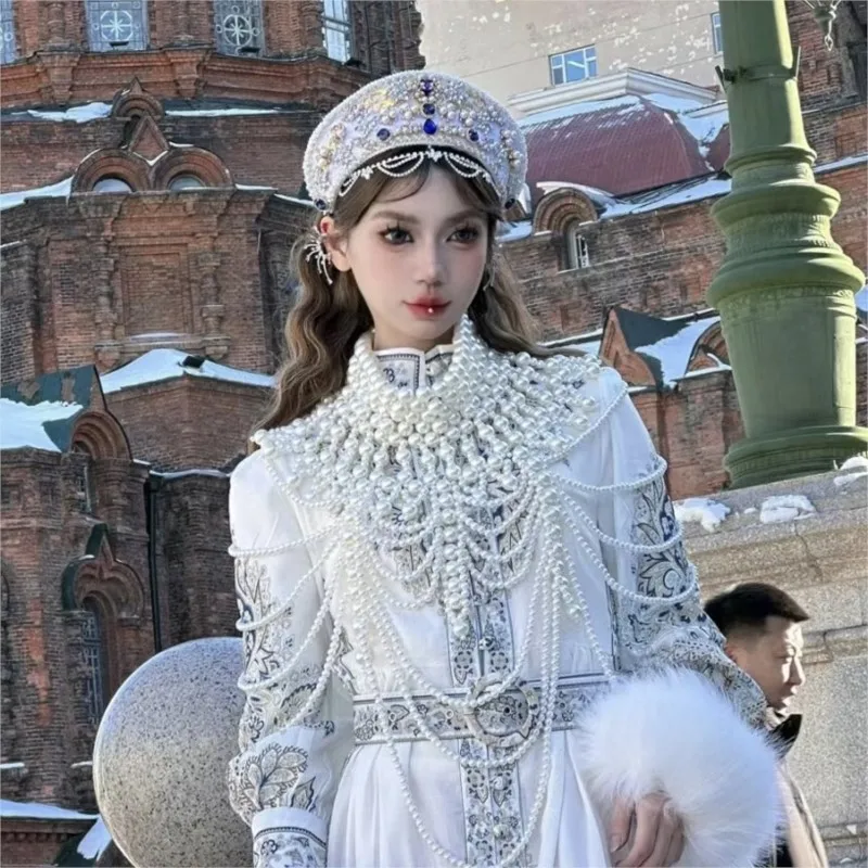 Crown Traditional Russian Wedding Attire Russian Ethnic Clothes