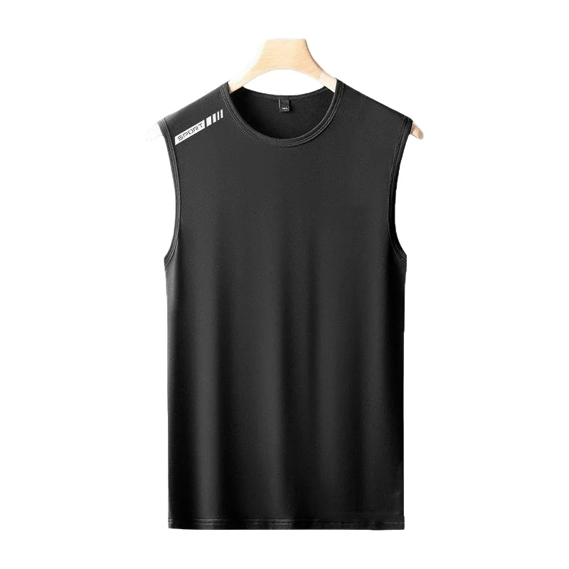 Canotta Sportiva da Uomo Estiva per Allenamento Fitness, Maglia Base Sottile Senza Maniche, Asciugatura Rapida, Leggera, Girocollo - immagine 6