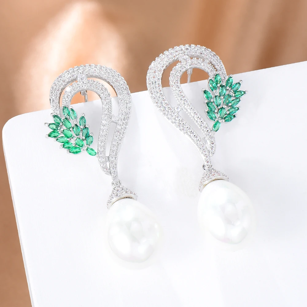 Kellybola New Boho Summer Pearl Drop Earrings for Women Bridal Wedding Party Be Original Lady Charm Ins Style Fashion Jewelry