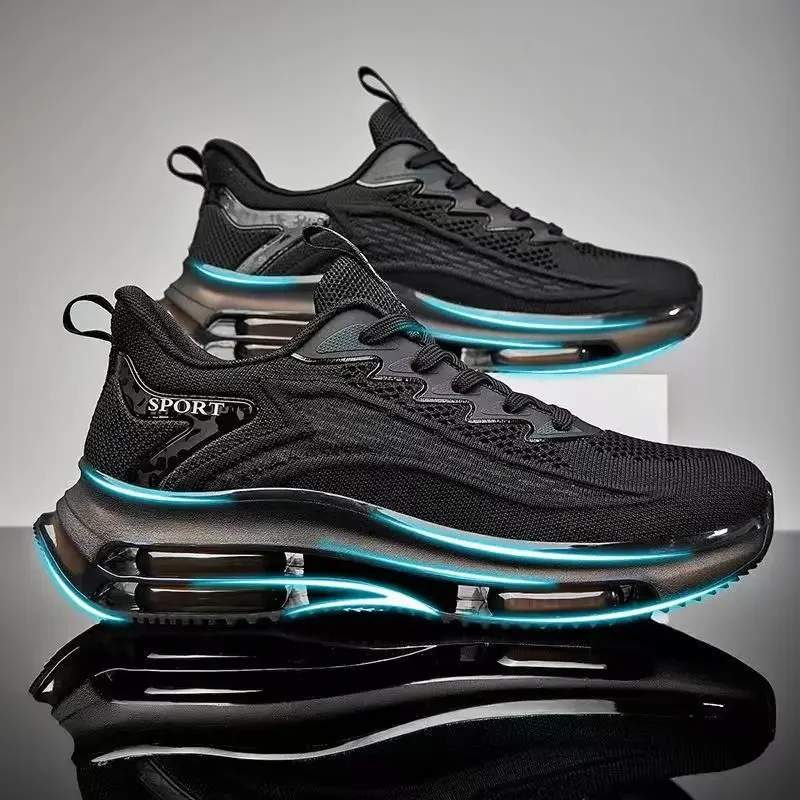 Men's Shoes Full Palm Air Cushion Running Shoes Anti-slip Shock Absorption Casual Sports Summer sport insoles