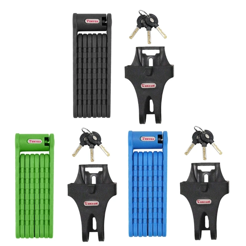 

Складной надежный замок с защитой от царапин Складной велосипедный замок из закаленной стали Прочный велосипедный замок с D5QD