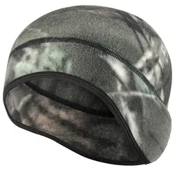 Cozy Winter Fleece Beanie with Ear Warmer and Windproof Protection (Camouflage)