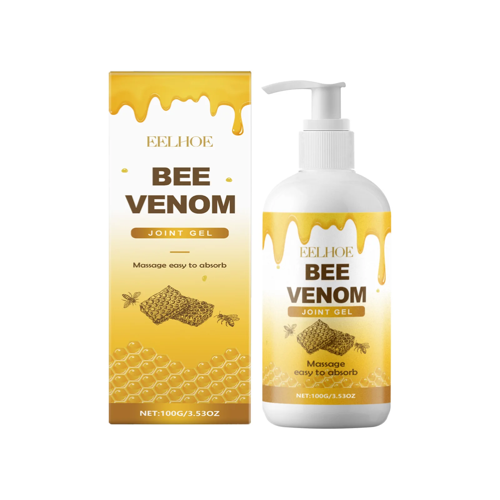 Bee Venom Anti Arthritis Gel Rheumatoid Neck Shoulder Back Pain Relief Tenosynovitis Care Muscle Strain Massage Joints Analgesic