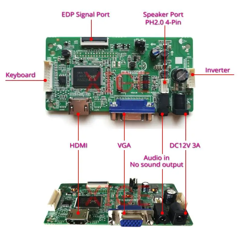 LP156WFB/LP156WFC EDP 1920*1080 VGA 30 핀 스크린 LED LCD 디스플레이 컨트롤러 드라이브 보드, DIY 키트