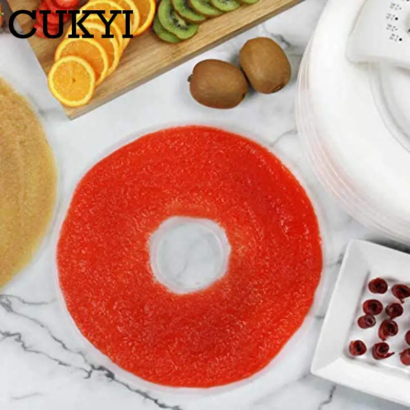 Fruit Dryer Accessories Water Catching Tray Fruit Roll-up Tray 31CM Diameter Food Grade ABS Slinicone Material