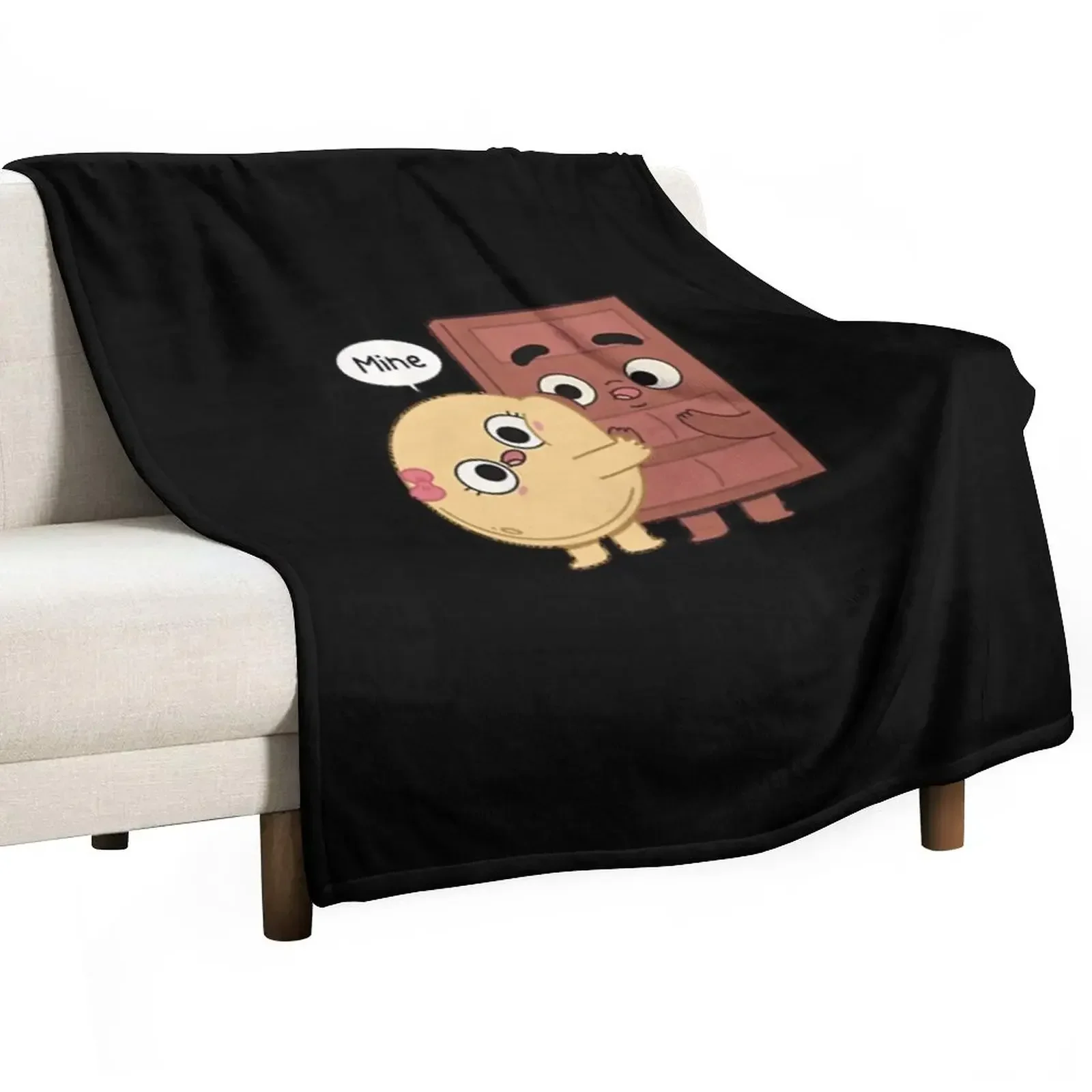 

Choco Mine Throw Blanket Soft Beds Sofa Throw for babies For Baby Blankets