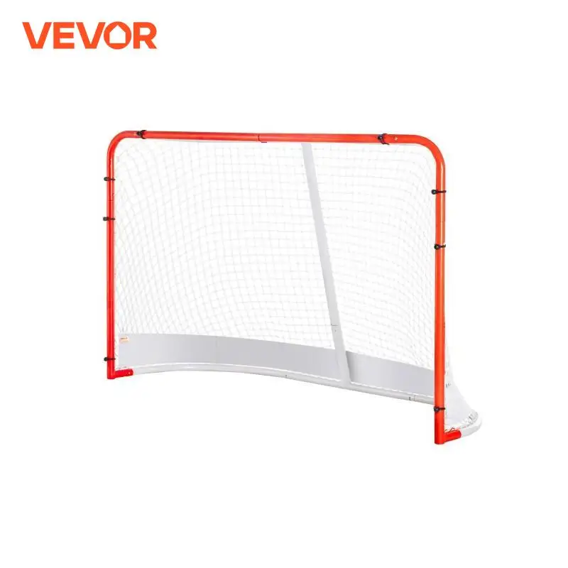 VEVOR Street Hockey Net Indoor Outdoor Steel Hockey Goal Official Regulation Training Goal Set Portable Goal