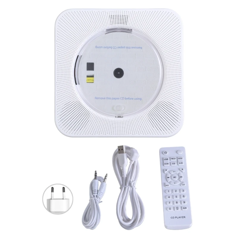 Y1AE Portable CDs Player Compatible Rechargeable 4000mAh HiFi Speaker Remote